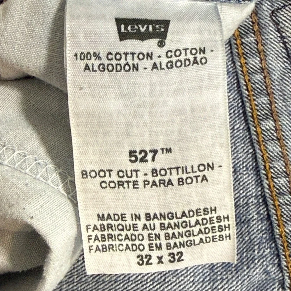 Levis Mens 527 Jeans 32x32 Medium Wash Denim Boot Cut Western Cowboy Work